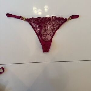 Luxurious Lace Wine Red Panty